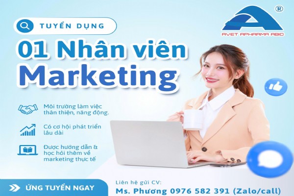 TUYỂN DỤNG NHÂN VIÊN MARKETING